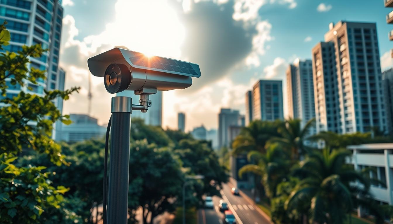 solar powered 4G CCTV camera