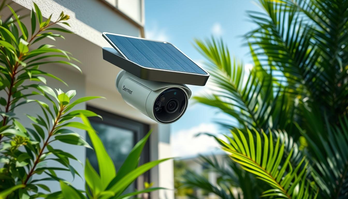solar powered outdoor security camera