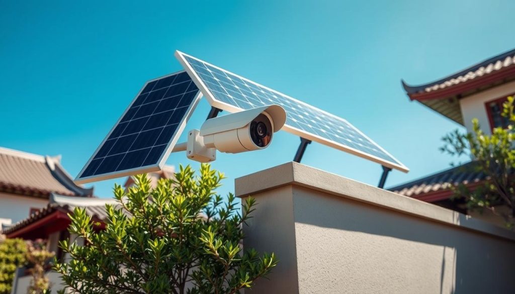 solar powered security camera