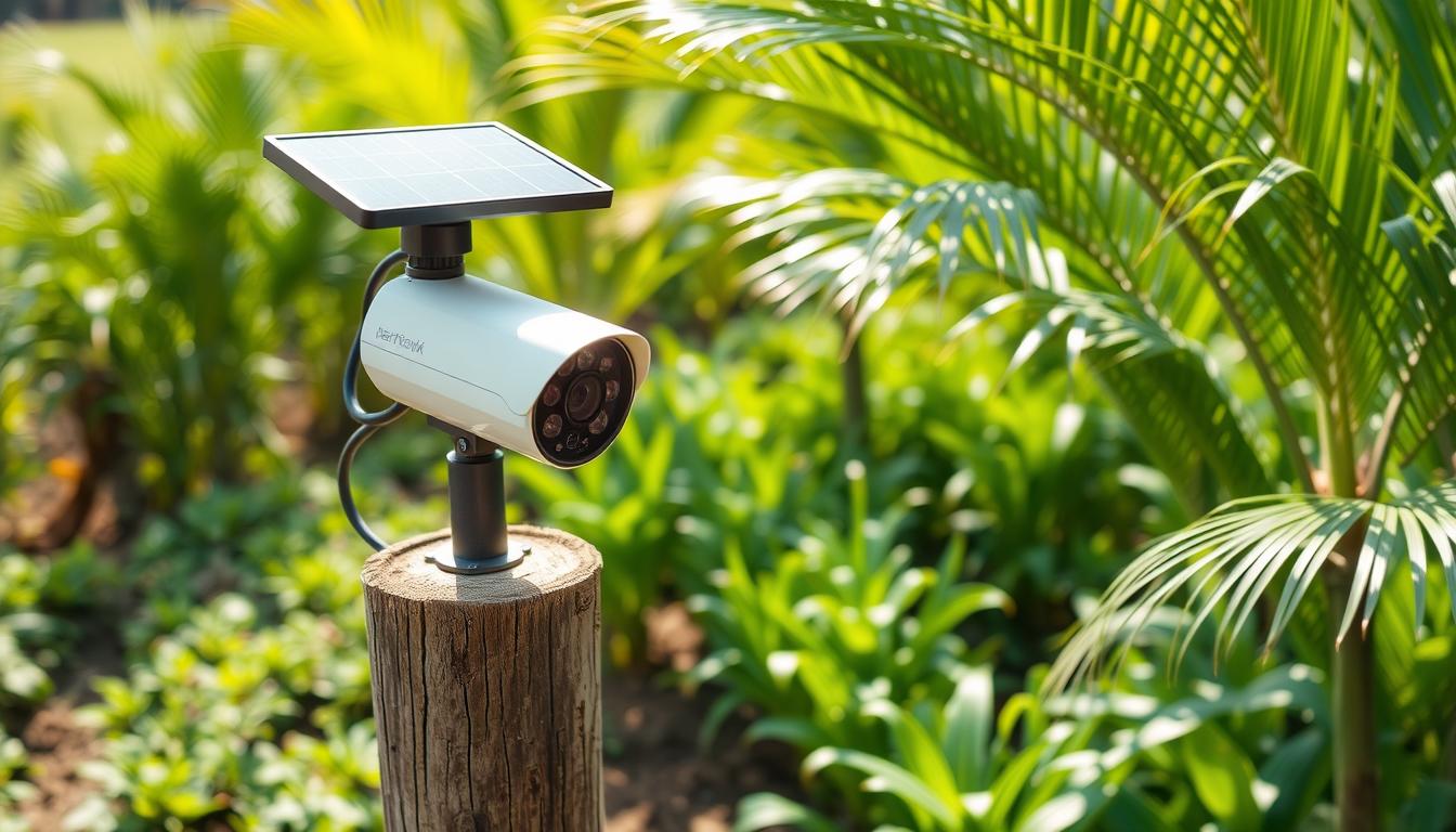 solar security camera for farm