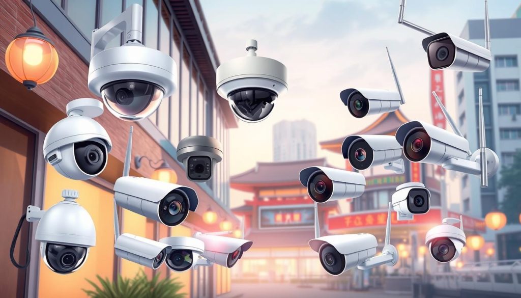 types of security cameras