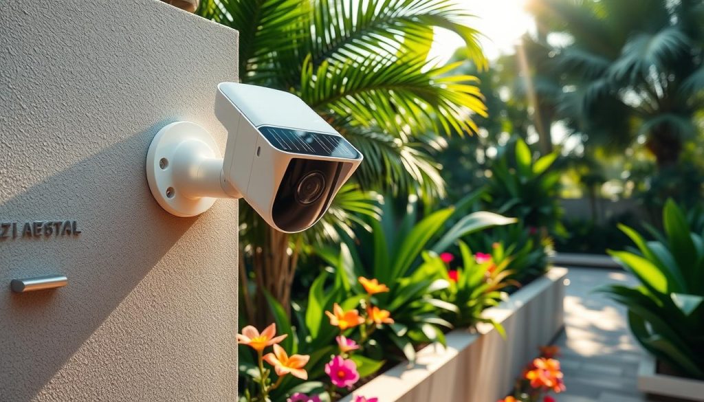wireless solar powered security camera