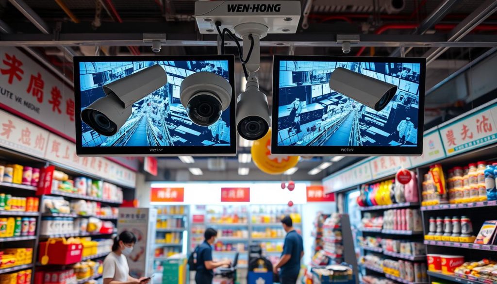 High-quality video monitoring in retail security cameras
