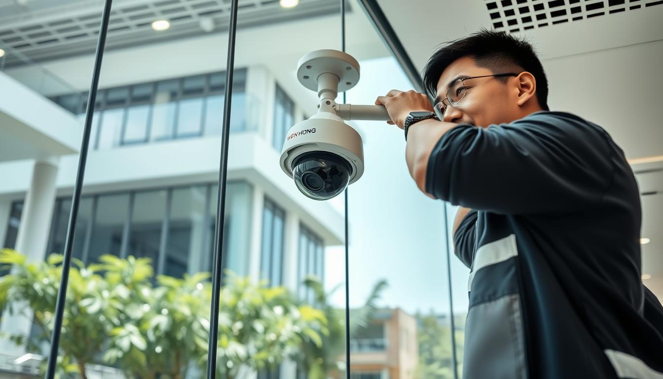 business CCTV installation in Singapore