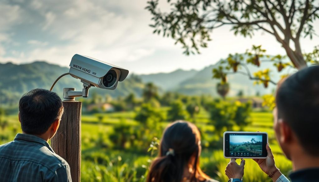 how off grid surveillance cameras work