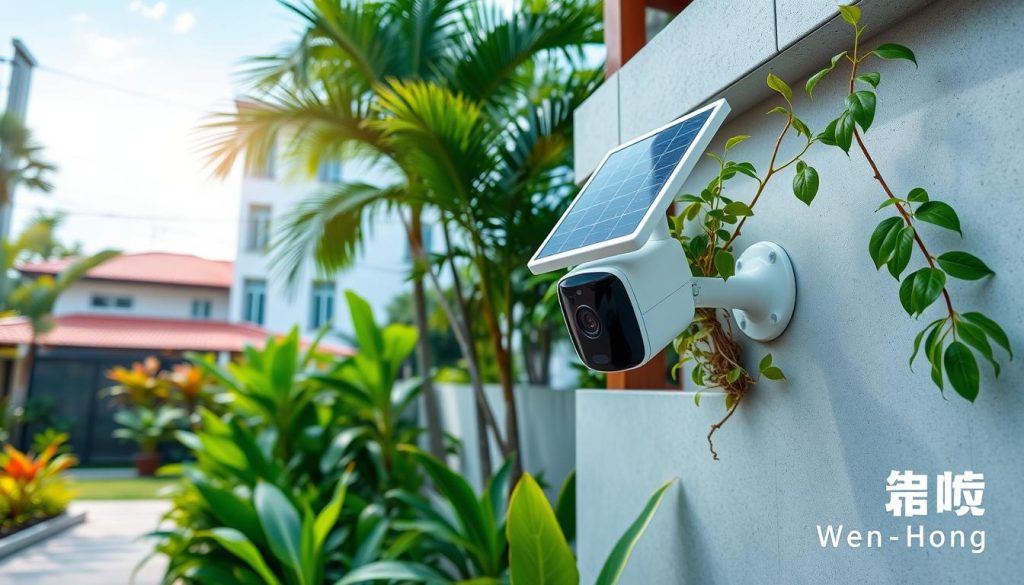 outdoor solar camera