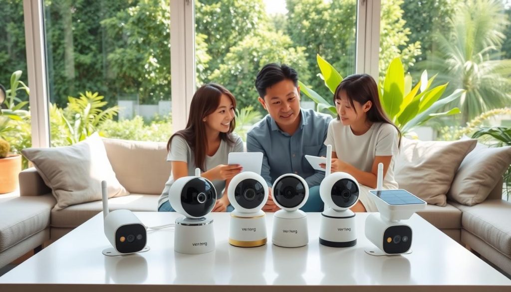 selecting solar security cameras