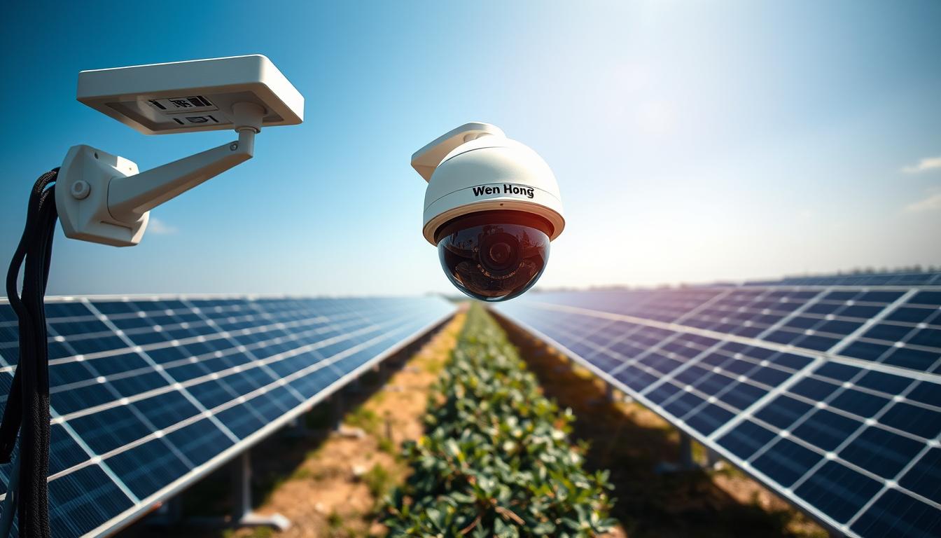 solar farm security camera