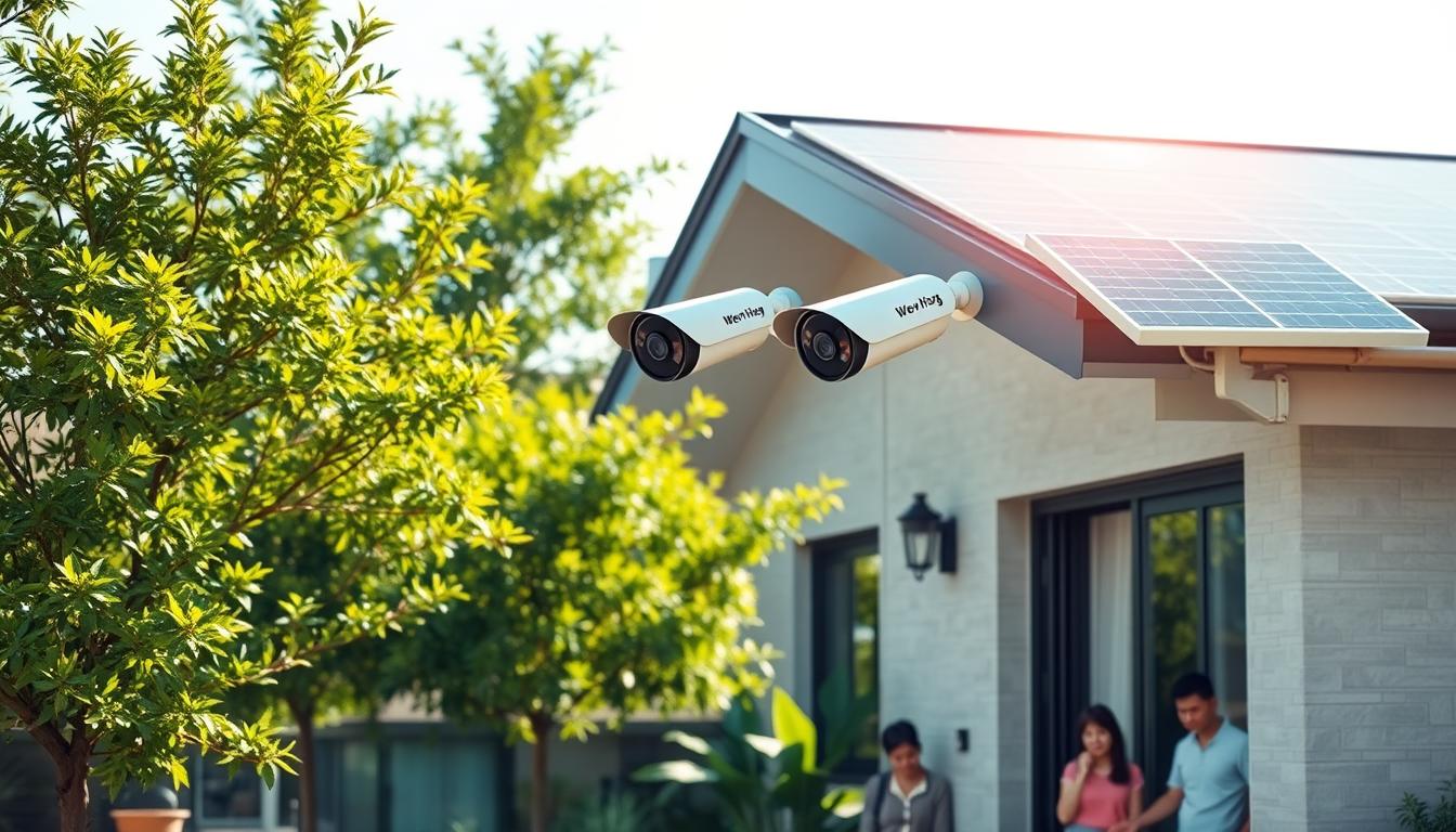 solar panel surveillance cameras