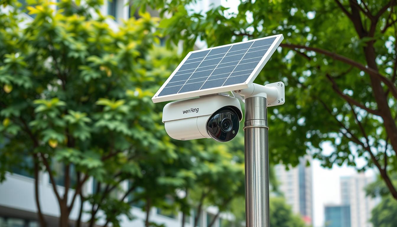 solar powered 4G CCTV camera
