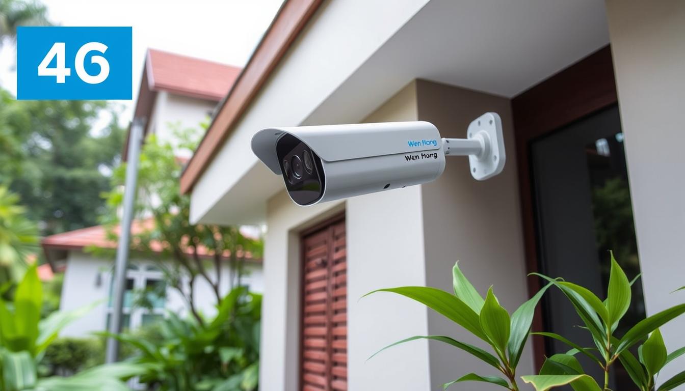 solar powered CCTV camera 4G
