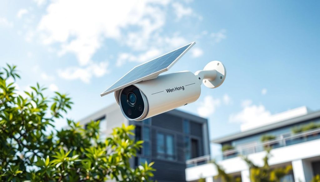 solar powered lte security camera