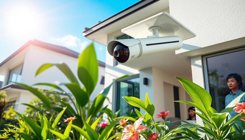 solar powered security camera benefits