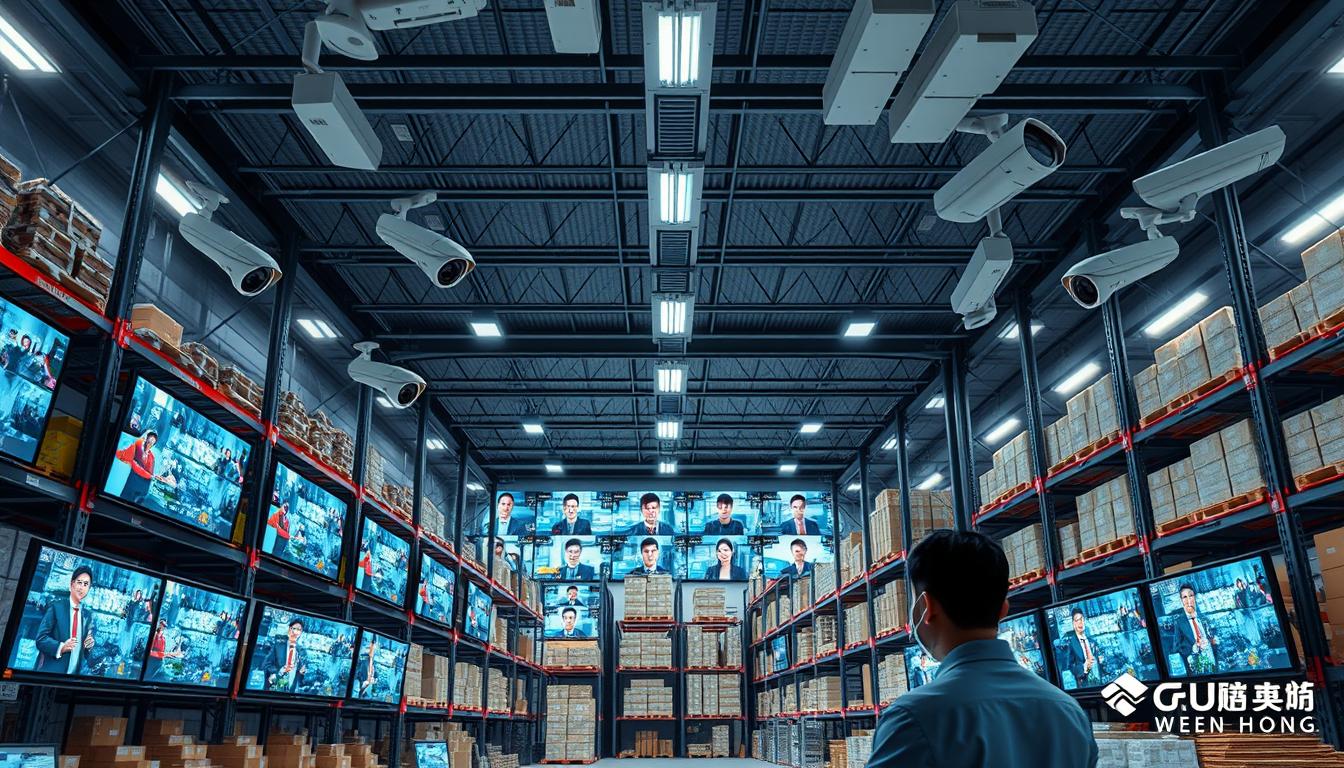warehouse CCTV system for surveillance