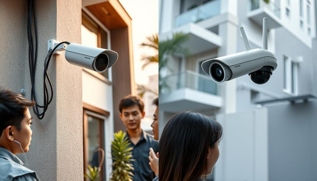 wired vs. wireless security camera systems