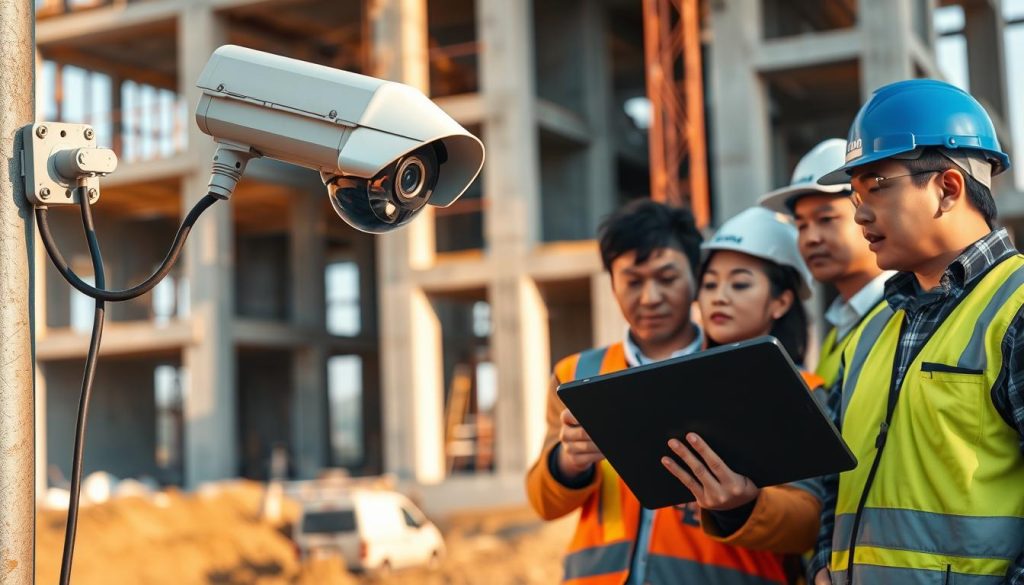 affordable security for construction sites
