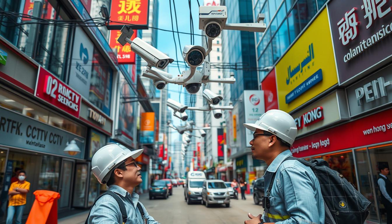 commercial CCTV maintenance services in Singapore