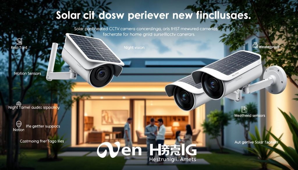features of solar powered security cameras