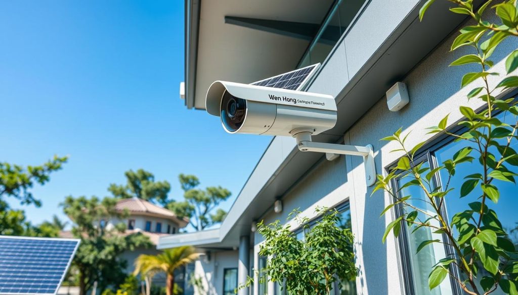 future solar powered security technology