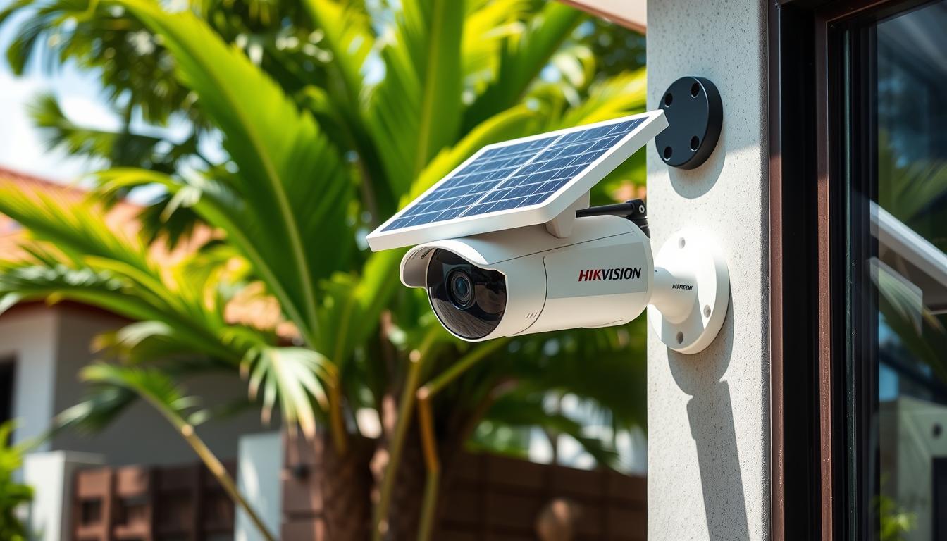 hikvision solar powered camera