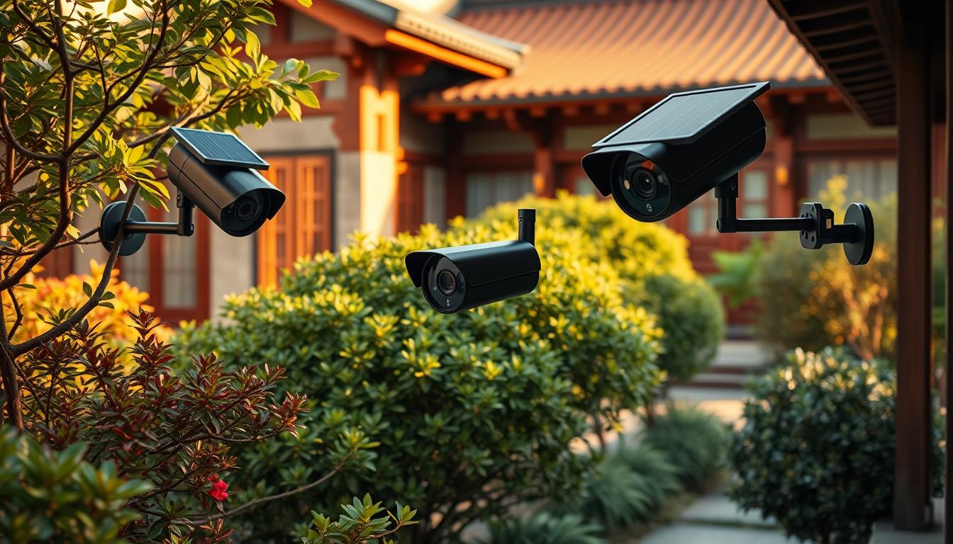outdoor home security cameras solar powered