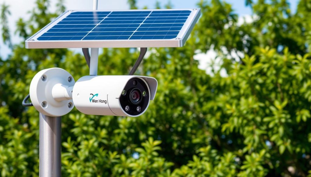 outdoor security camera system wireless solar battery powered features