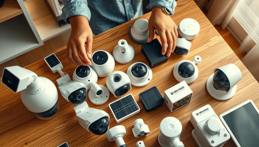 selecting solar security cameras