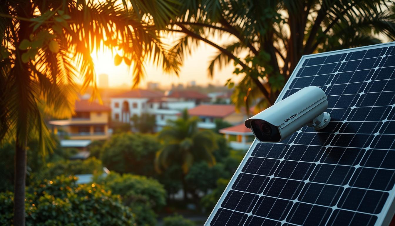solar CCTV system