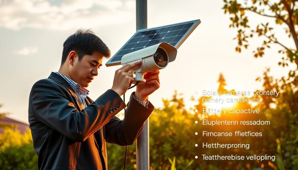 solar camera installation guide