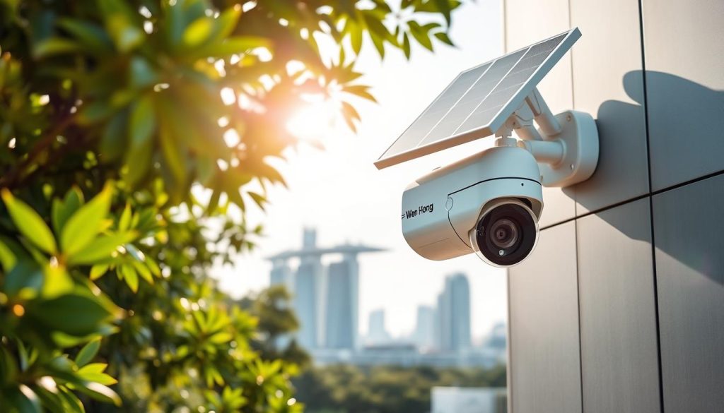 solar powered security camera
