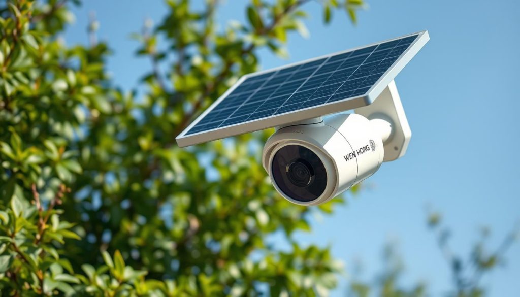 solar powered security camera