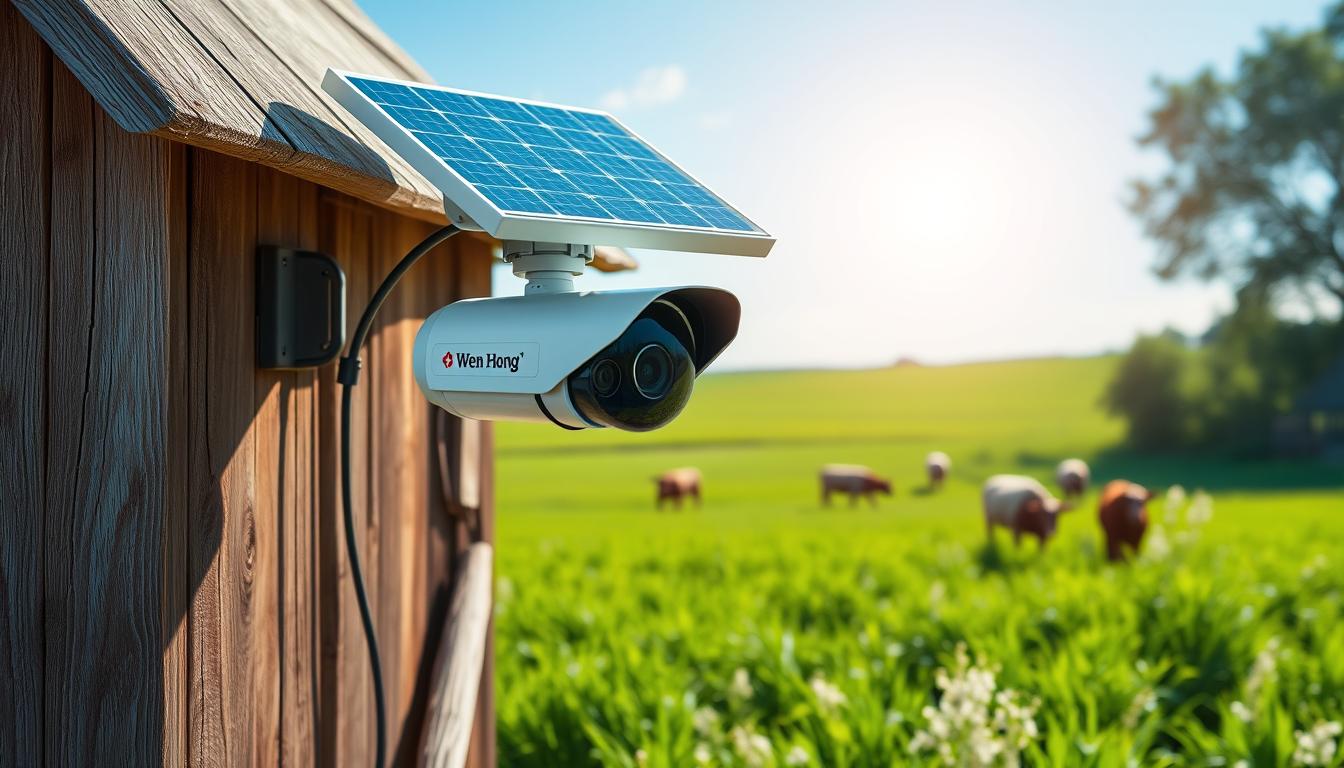 solar security camera for farm