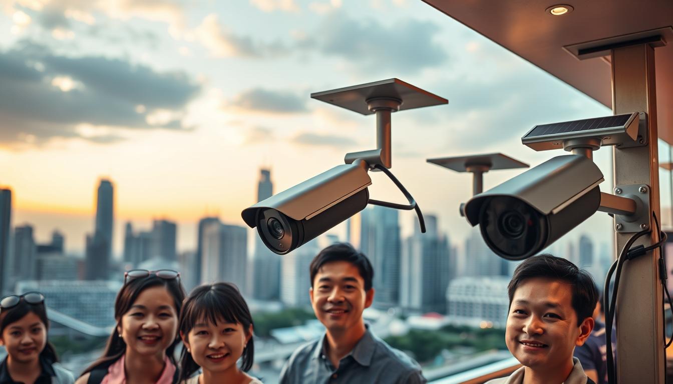 solar security cameras for sale