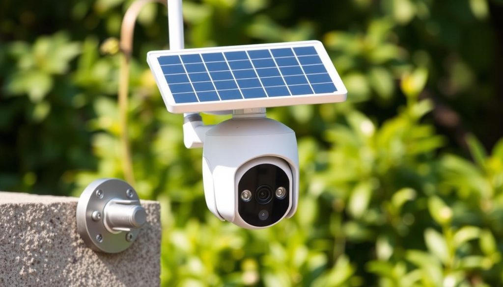 wifi security camera with solar panel