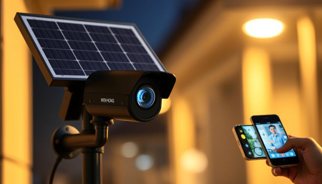 high-definition video, night vision capability, and motion detection technology in solar CCTV systems