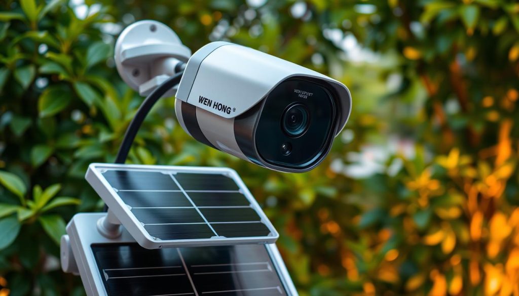 high definition video solar powered security camera