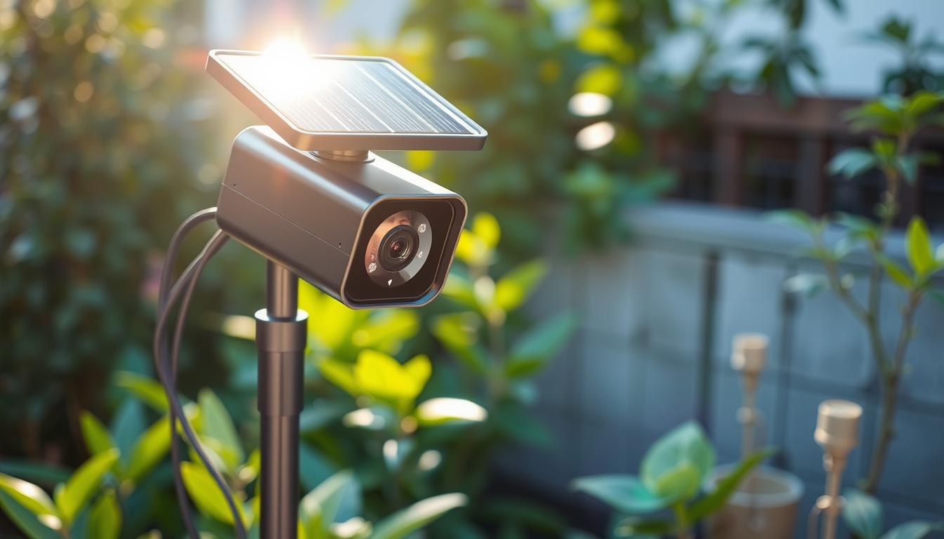 outdoor webcam solar powered