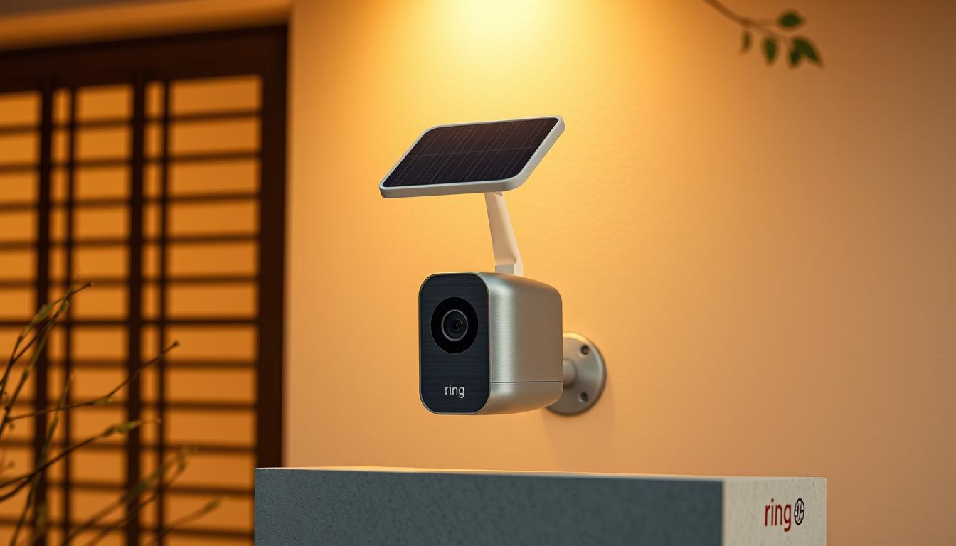 ring spotlight cam solar outdoor security wireless standard surveillance camera