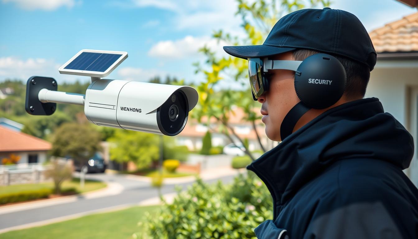 solar outdoor cctv camera