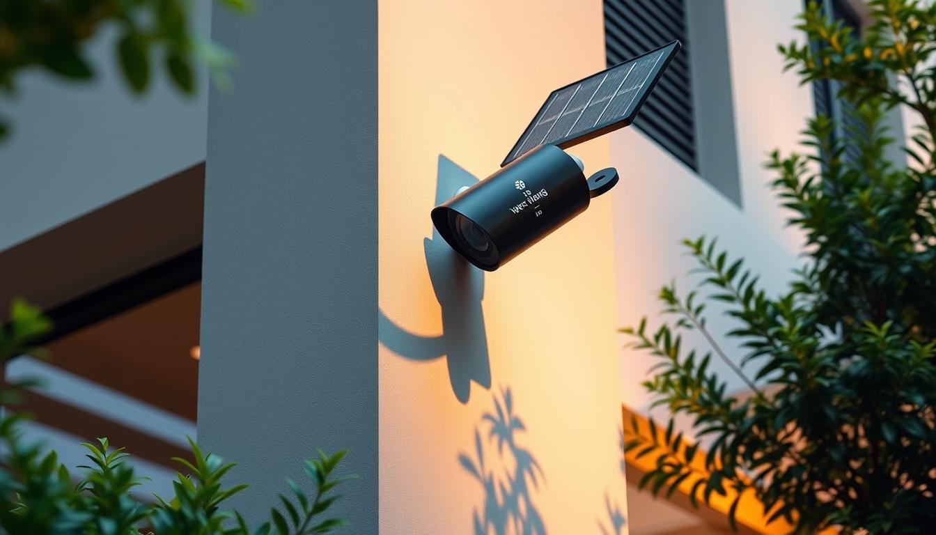 solar powered fake security camera