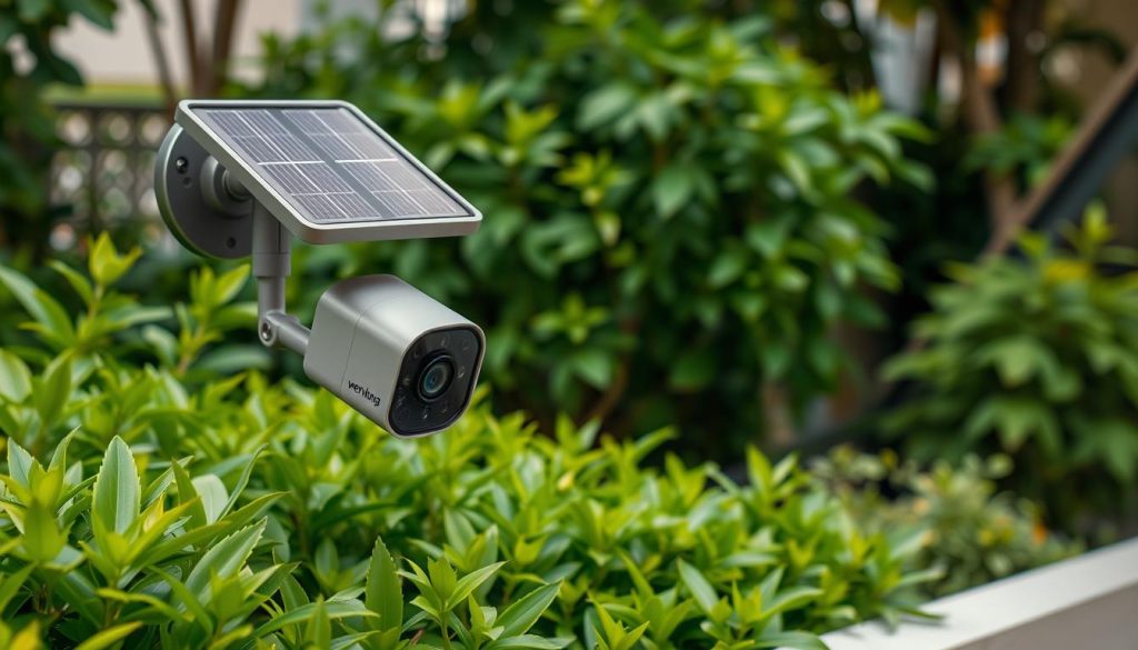 solar powered outdoor surveillance camera