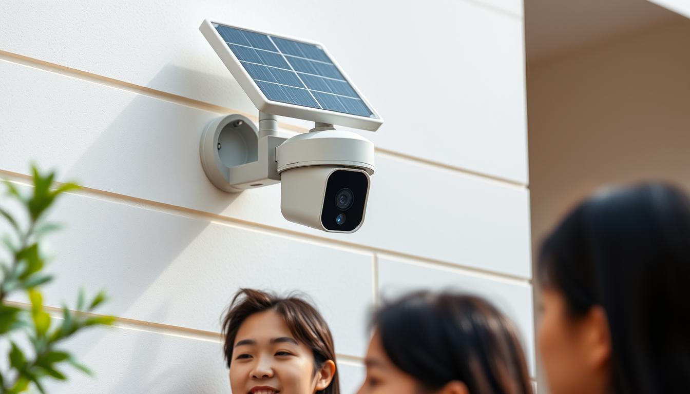 solar powered security cam