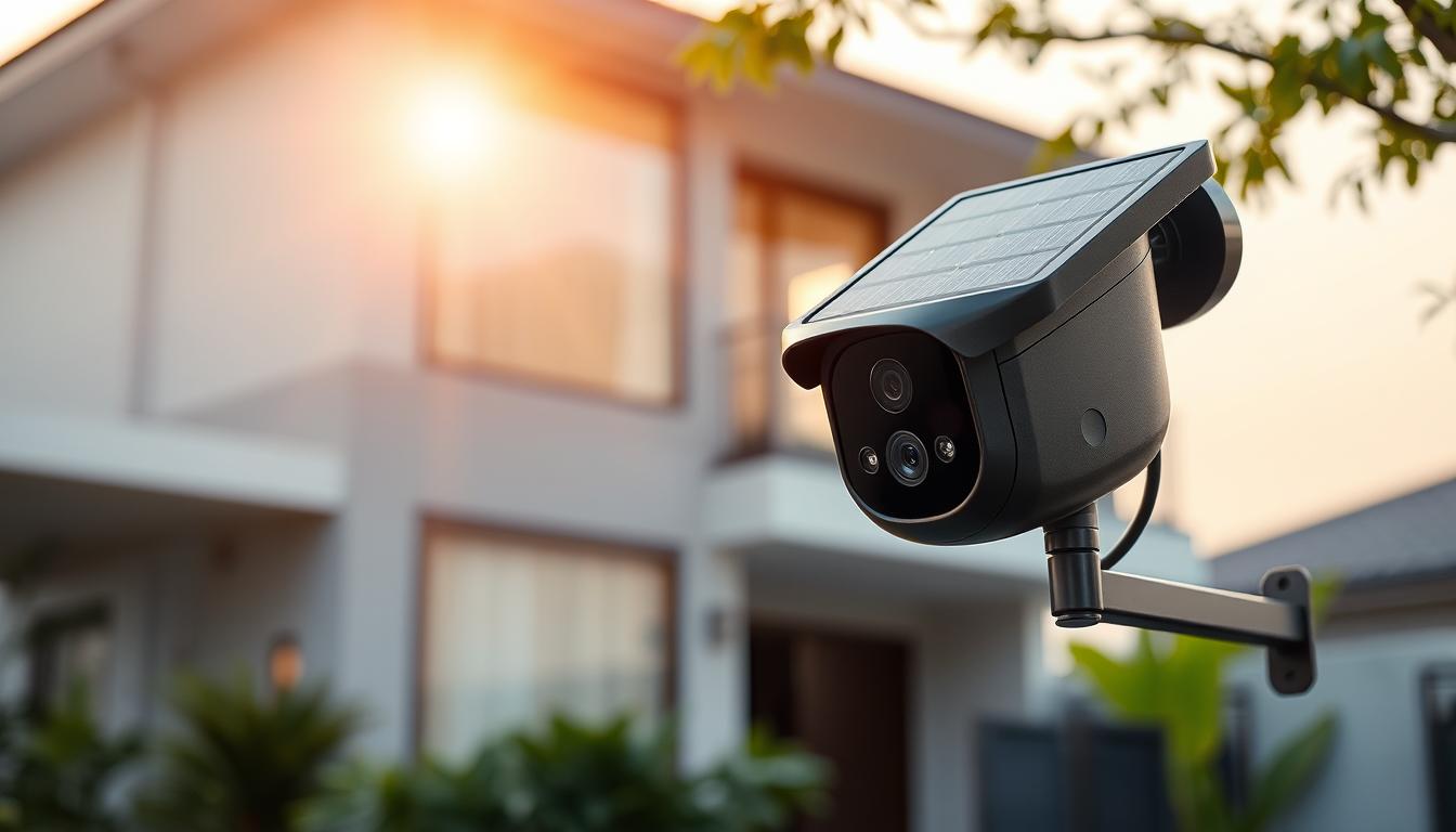 Shiwojia solar camera for home security in Singapore