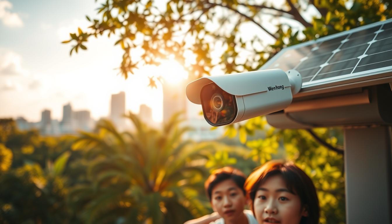 eco-friendly IP camera solar panel options Singapore