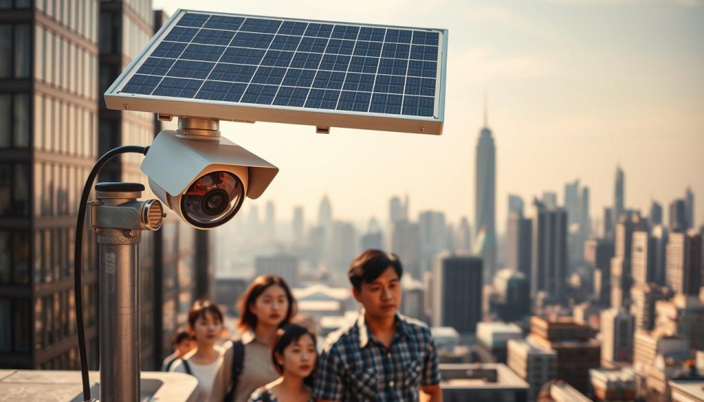 functionality of solar CCTV
