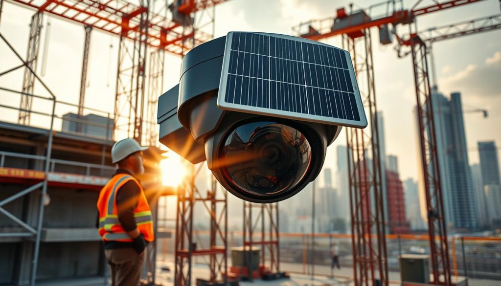 solar CCTV for construction