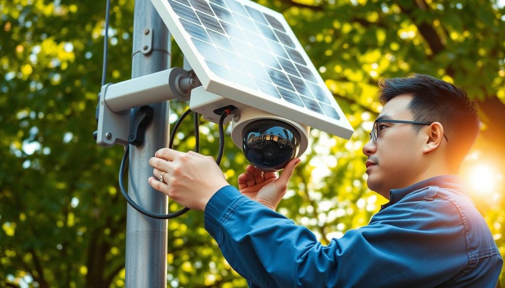 solar camera maintenance