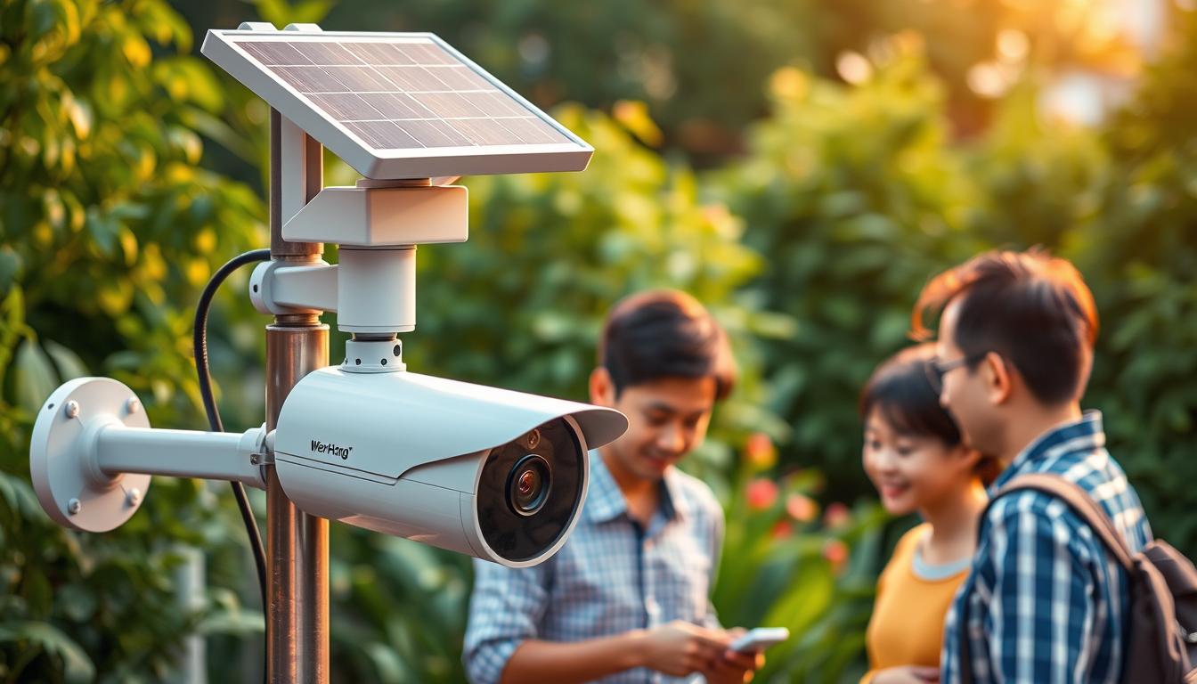 solar power CCTV camera price