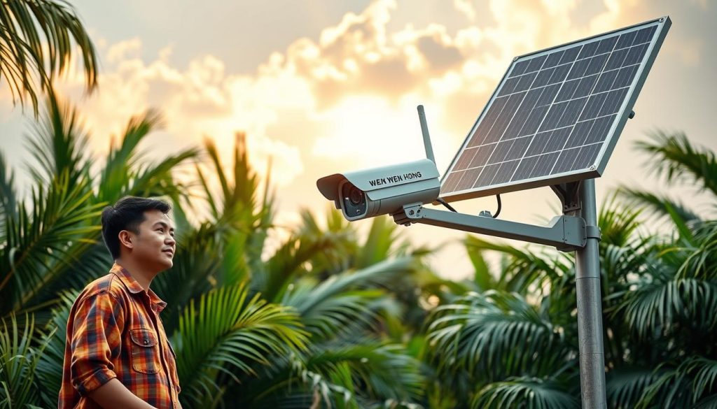 weatherproof solar cameras