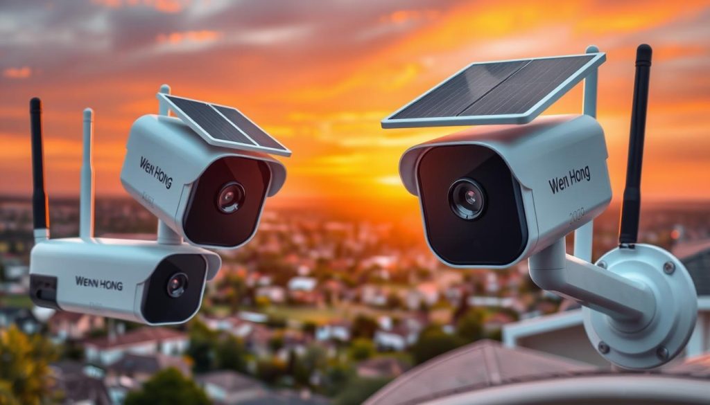 wireless solar security cameras